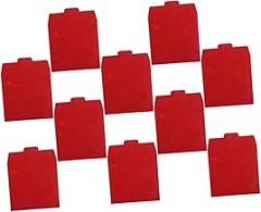 Mobestech 10pcs Portable Cd DVD Sleeves Elegant Red Paper Envelopes for Disc Storage for Photographers Lightweight and Compact Professional Presentation for Weddings and Events