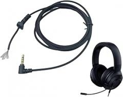 Audlo Cable for Razeir Kraken X Wired Gaming Headset Cable Original Gold Platings Earphone Cable New 2026 High for Reliable Electronic Component, Precision, Stable Performance