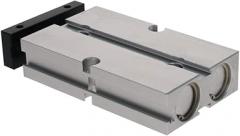 Bettomshin 1Pcs 16mm Bore 40mm Stroke Double-Rod Air Cylinder, Double Action Aluminium Alloy M5 Port Caliber Fitting TN16 x 40 for Electronic Machinery Industry