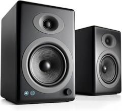 Audioengine A5+ Powered Bookshelf Speakers – 150W High-Fidelity Studio Monitors for Music, Gaming, Turntables & Home Theater