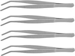 Stainless Steel Micro Landscape Tweezers Tool Set Perfect for Needlework Thread Terrarium Plants Reptile Aquarium