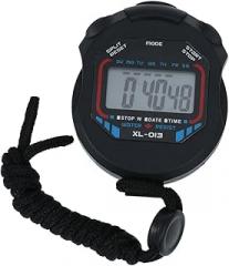 2pc Sports Timer Electronic Stopwatch Lightweight Two-Way Multi-Function Movement Timer for Outdoor Fitness Training and Competition Black