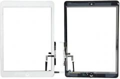 Touch Screen Digitizer + Home Button Replacement for iPad Air 1 / iPad 5 5th A1474 A1475 A1476 (White)