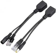 Electronic Components 10pcs POE Adapter Cable Tape Screened POE Switch Cable POE Splitter Injector Pow