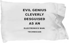 Amorfos Electronics Man. Technician Gifts - Pillowcase for Electronics Manufacturing Technician, for Women and Men, Present/Accessory, Creative and Soft Pillow Case