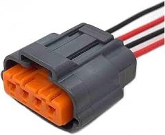 4 Pin Auto Electronic Controller Plug Throttle Position Sensor Waterproof Connector Harness 6195-0030(1Pc)