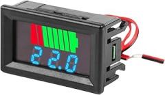 Car Battreriy Charge Level Indicator Battreriy Monltor LED Display Battreriy Voltage Trackier Metier Capacity Indicator 12V 24V 36V 48V 60V 72V New 2026 High for Reliable Electronic Component