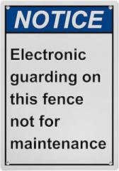 Industrial ANSI Vertical Electrical Warning Sign - 8
