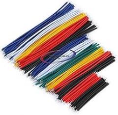 Total 130pcs 13kinds Each 10pcs 5CM 8CM 10CM 24AWG Double-Ended tinned Electronic Wire