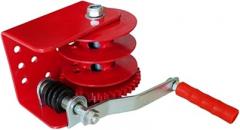 Carbon Steel Chicken Farm Lifter Winch Featuring Slot Design for 500kg, Hand Crank, as described