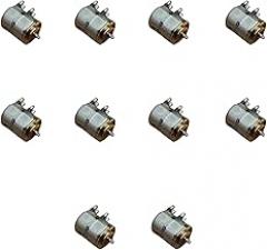 Miniature 4.7mm Bipolar 4 Wire Steppers Motor High Accuracy Control Easy to Use for Model Making & Electronic Devices Miniature Steppers Motor Metal