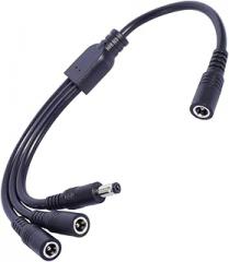 1 to 3 Split DC5521 Power Extension Cable 30cm for Tapo C110 C211 C510W Cameras and More Digital Devices Electronic Device Charger