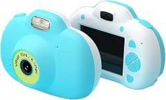 Kids Camera, 2.4 Inch HD Touch Screen Digital Camera, Child Video Camcorder Suitable for 3-12 Year Old Toy Gifts, 1080P IPS and IPX6 Waterproof Rechargeable Electronic Camera (Color : Blue)