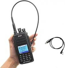 TYT MD-UV390 5W with GPS UHF VHF IP67 Waterproof Walkie Talkie with USB Programming Cable