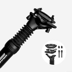 Aluminium Alloy Bike Suspension Seatpost - Enhanced Shock Absorption & Customizable Comfort (34.9mm with Shim)(34.9mm by Shim)