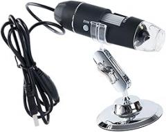 1pc USB Digital Microscope Magnification Led Magnifier Portable for Phone Computer High-Resolution Electronic Components Led Lights Compatible Win and