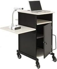 Oklahoma Sound Office College Church Jumbo Plus Presentation Cart with Storage Locking Cabinet 4 Rolling Casters Electronic consumers