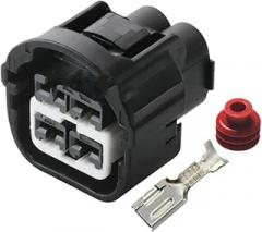 1sets 7283(7282)-7041-40 Automotive Electronics Fan Motor Plug DJ7041Y-4.8-11/21 Female And Male Waterproof Connectors(DJ7041Y-4.8-21)