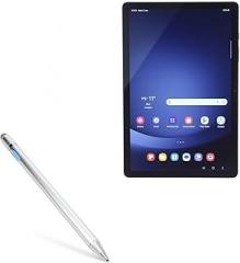 BoxWave Stylus Pen Compatible with Samsung Galaxy Tab A9+ - AccuPoint Active Stylus, Electronic Stylus with Ultra Fine Tip - Metallic Silver