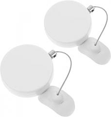 COHEALI 2pcs Telescopic Retractable -Theft Cable Lock Steel Wire for Secure Electronics and Industrial Use Automatic Extension