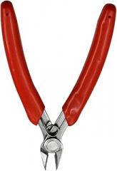 1Pc Stainless Steel Cutting Pliers with Slip Handle Mini Diagonal Nose Pliers for DIY Use for Jewelry Making Household Tasks and Electronic Repairs Red