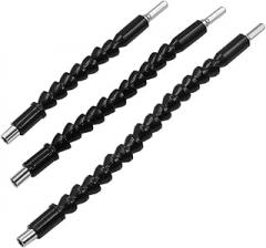 Flexible Drill bit Flexible Shaft Extension Screwdriver Drill Bit Holder Link for Electronic Drill 200/250/275/300/400mm Hex Screwdriver Soft Shaft 1pcs(Length 300mm)