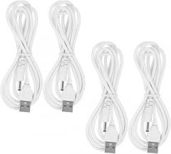 ARTIBETTER 4pcs USB to Dc Charging Cable 3.5x1.35mm Power Cord 1.5m Black Replacement Dc Charger Cord for Industrial Devices and Electronics