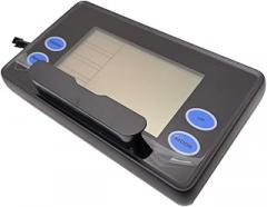 Water-Resistant Electronic Rowing Machine Counter with Performance Meter, for Easy Installation, Made of Plastic, Black