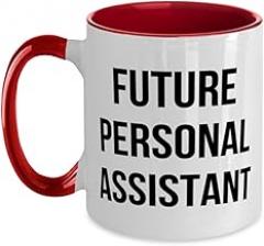 Useful Personal assistant Gifts, Future Personal Assistant, New Two Tone 11oz Mug For Coworkers, Cup From Team Leader, Electronic organizer, Day planner, Address book
