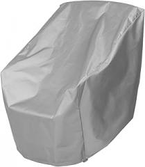 Milisten Oxford Cloth Boat Seat Cover Heavy Duty Captain Chair Protector for Pontoon Bench Pedestal Seats Grey Outdoor Boat Accessories