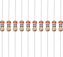 YOKIVE 100 PCS Carbon Film Resistors, 1/4W 270 Ohm 5% Tolerances Resistor, Good for DIY Electronic Projects (4 Color Band, 1.77x0.09-Inch)