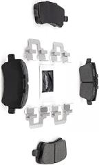 Ceramic Rear Brake Pads Set Brake Kits fits Volvo S80 2009 2010 2011 3.2L l6 Rear Electronic Parking Brake;315mm Front Disc;336mm Front Disc;S