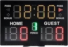 REAGAR Digital Scoreboard, Electronic Scoreboard Portable Soccer Sport Contest Table Tennis 20M Visible Distance 5-Level Brightness,Professional Score Clock Score Keeper for Multisports Indoor