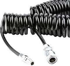 1 Pcs Spiral air Hose UCS Series Spiral air Hose (with Male-Female Connector) Outer Diameter 8mm Inner Diameter 5mm Length: 6M Black UCS080050BK060MB2