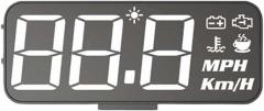 Head Up Display Car KM/h MPH Electronics OBD2 HUD Windshield Projector Big Fond Display Coolant Temp.