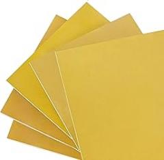 COYOUCO 3240 Epoxy Insulation Plate, 5 Pieces 100x200mm High-Temp Fiberglass Panel, FR4 Laminate Sheet for PCB, Battery Pack, Electronic DIY Kits,0.5mm