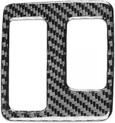 Soft Carbon Fiber Center Console Dashboard Trim Sticker Compatible with Ford Raptor F150 2015-2020 (Electronic Handbrake Panel Sticker)