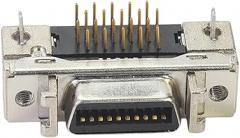 Female SCSI Solder Plate Connector 5 Selectable Plugs ABS Flame Resistant