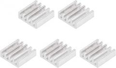 uxcell Electronics Cooler Heatsink for MOS GPU IC Chip Silver 9 x 9 x 3 mm 10pcs