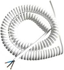 Wire,Telescopic Spiral Cable, 4 Core 0.2 mm2 High Elastic Wire Telescopic Spiral Cable(Stretch 1 Meter)