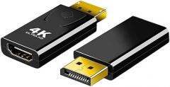 4K DP to HDMI-Compatible Converter Displayport to 1080P HDTV Computer Monltor Audlo Video Adaptier New 2026 High for Reliable Electronic Component, Precision, Stable Performance