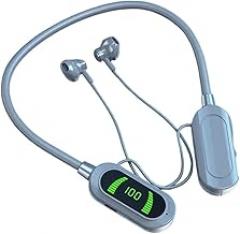 LED BIIuetuoth Earphones HiFi Sound Earbuds Magniticic Wirreless Headphone Noise Cancel Sports Neckband Neck-Hanging Headsets New 2026 High for Reliable Electronic Component