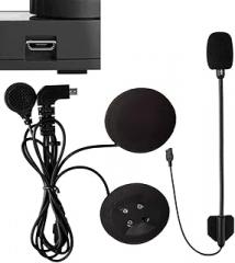 FreedConn Bluetooth Intercom Microphone [Upgrade 5-pin Headset] Speaker for KY pro TCOM-VB/TCOM-SC(5-Pin Headphone Micro USB Interface)
