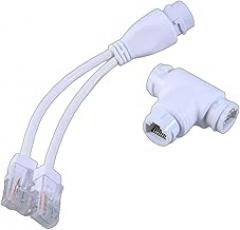 POE Cable Adapters Networking Cabling Cable POE Splitters RJ45 Injectors for Security Camera Routers Accessory