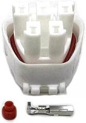 1/5 Pin 90980-11077 Auto Fuel Pump Electronic Connector Wiring Harness Pigtail Plug KLOOKY(Lavender,1 Set)