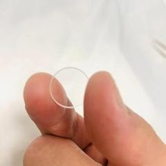 100Pcs Total Small Round Piece Diameter 12mm and 0.5mm Thick Optical Quartz Window Glass