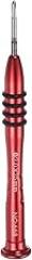 HARFINGTON Precision Y-type Screwdriver 2.0x25mm Magnetic 3 Point Head Mini Pen Style Screw Driver with Aluminum Non-slip Handle for Eyeglasses Watch Laptop Electronic, Red