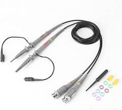 Precise 100MHZ OSCILLOSCOPE Probe KIT Premium Quality Scope Clip SWITCHABLE Cable Scientific Electronic Testing