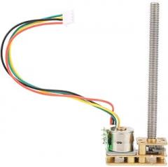 GM1024BY10 M455 2 Phase 4 Wire All Metal Gear Stepping Reduction Motor DC 5V 5/10/15/30RPM Large Torque Low Noise for DIY Toy Cars Robots Electronic Locks (DC5V 15RPM)