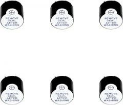 6 Pcs 12 x 9.5mm 12V DC 11-13V Black Mini Active Piezo Buzzers Electronic Buzzer Alarm Sounder Speaker Beep Tone 12095 (12, Volts)